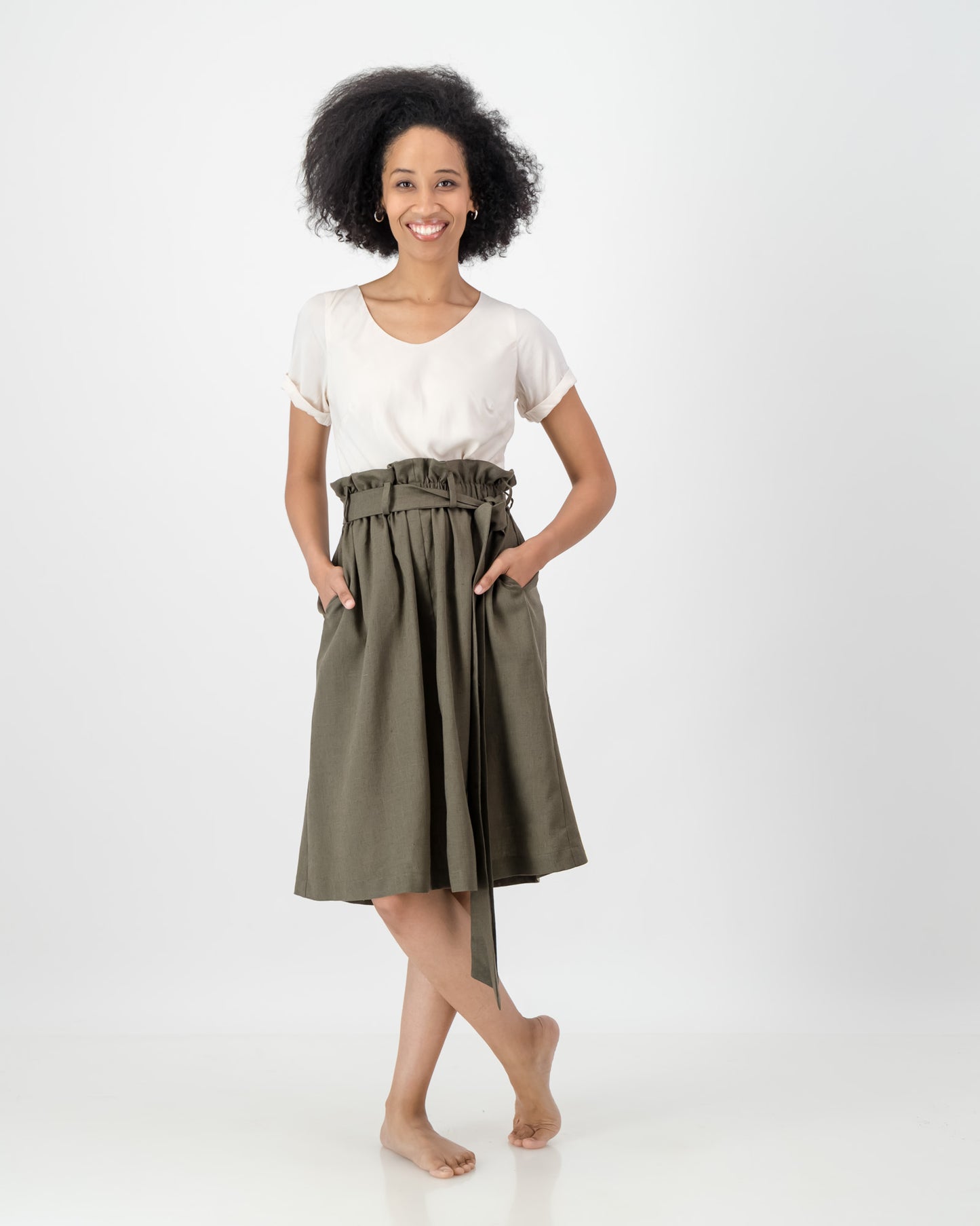 lyra skirt - khaki