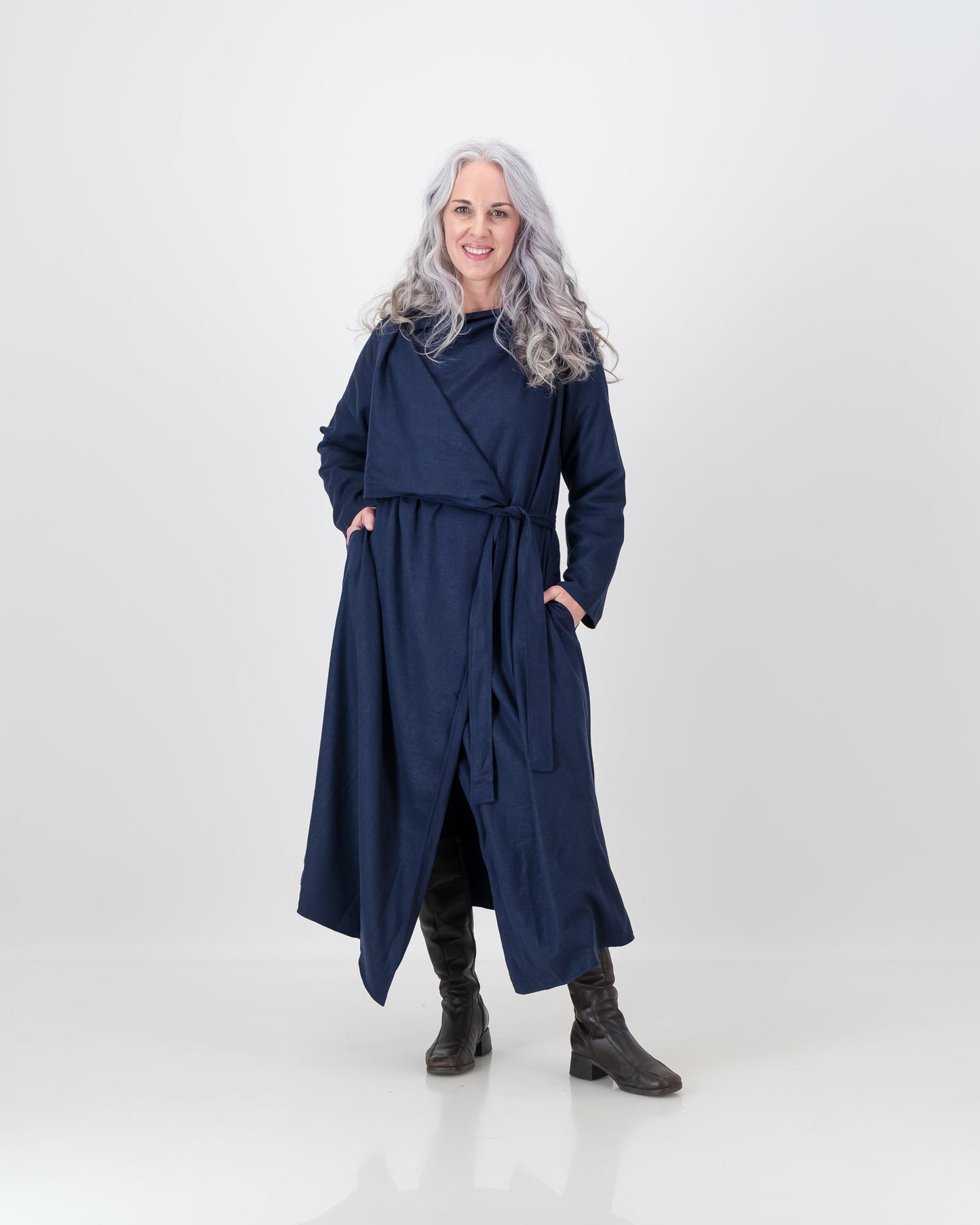 thandeka coat - navy