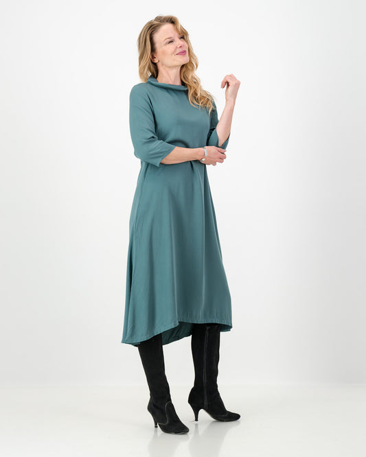 mila dress short - seafoam green