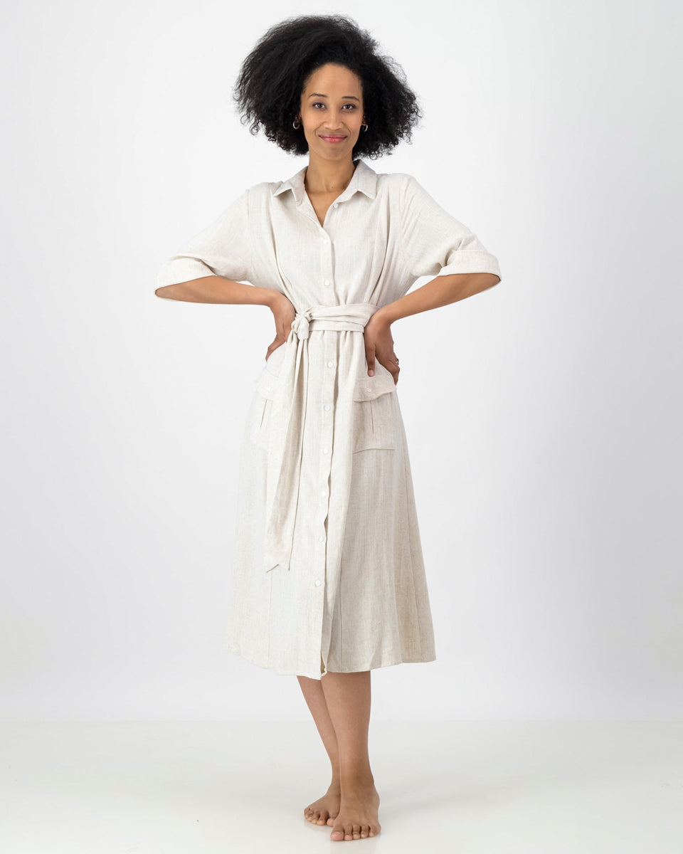emma dress - natural