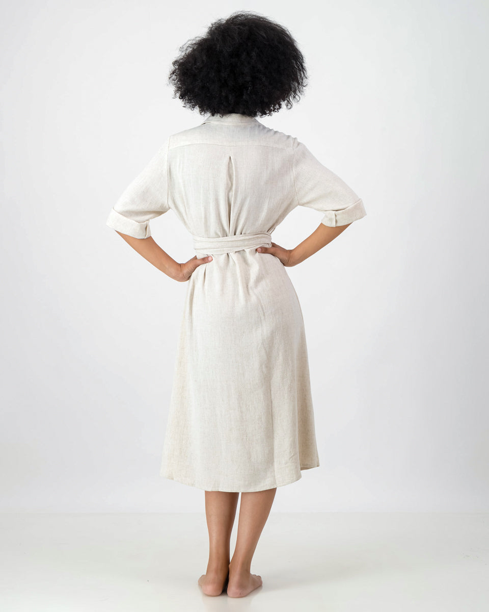 emma dress - natural