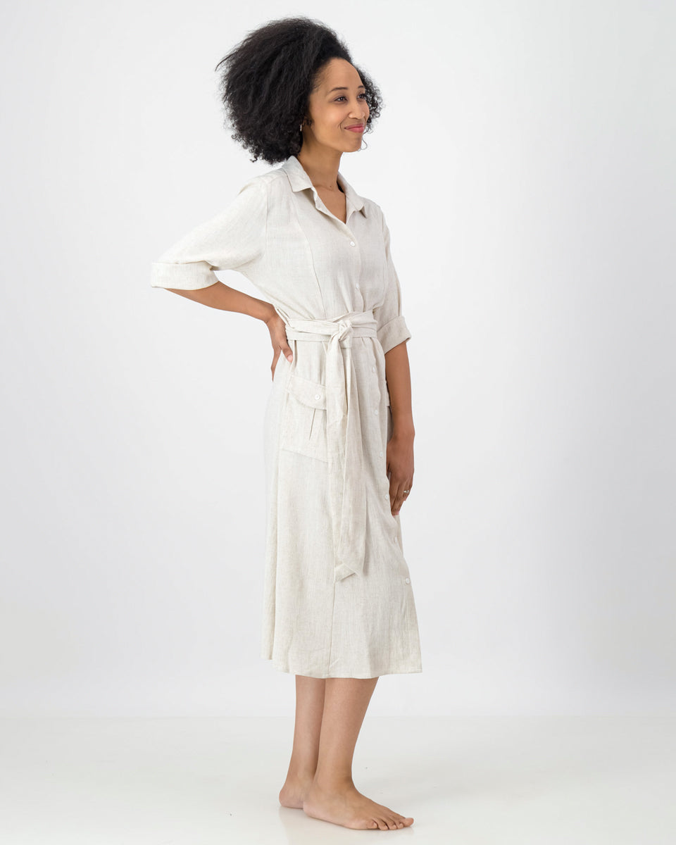 emma dress - natural