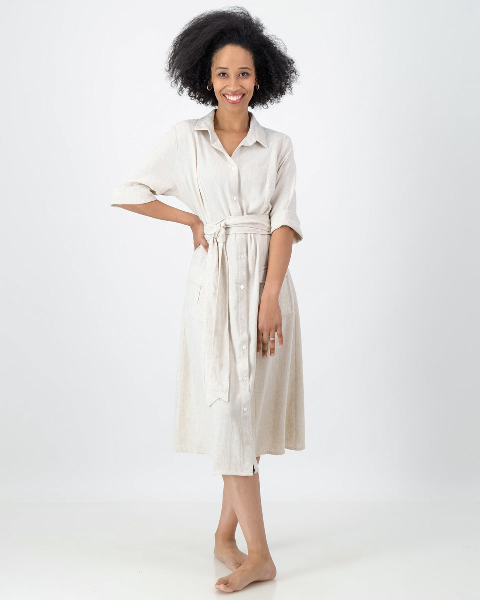 emma dress - natural