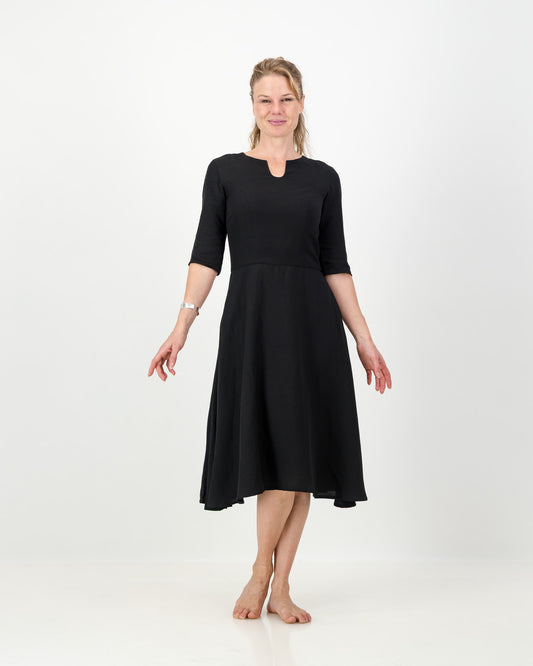 khloe dress - black