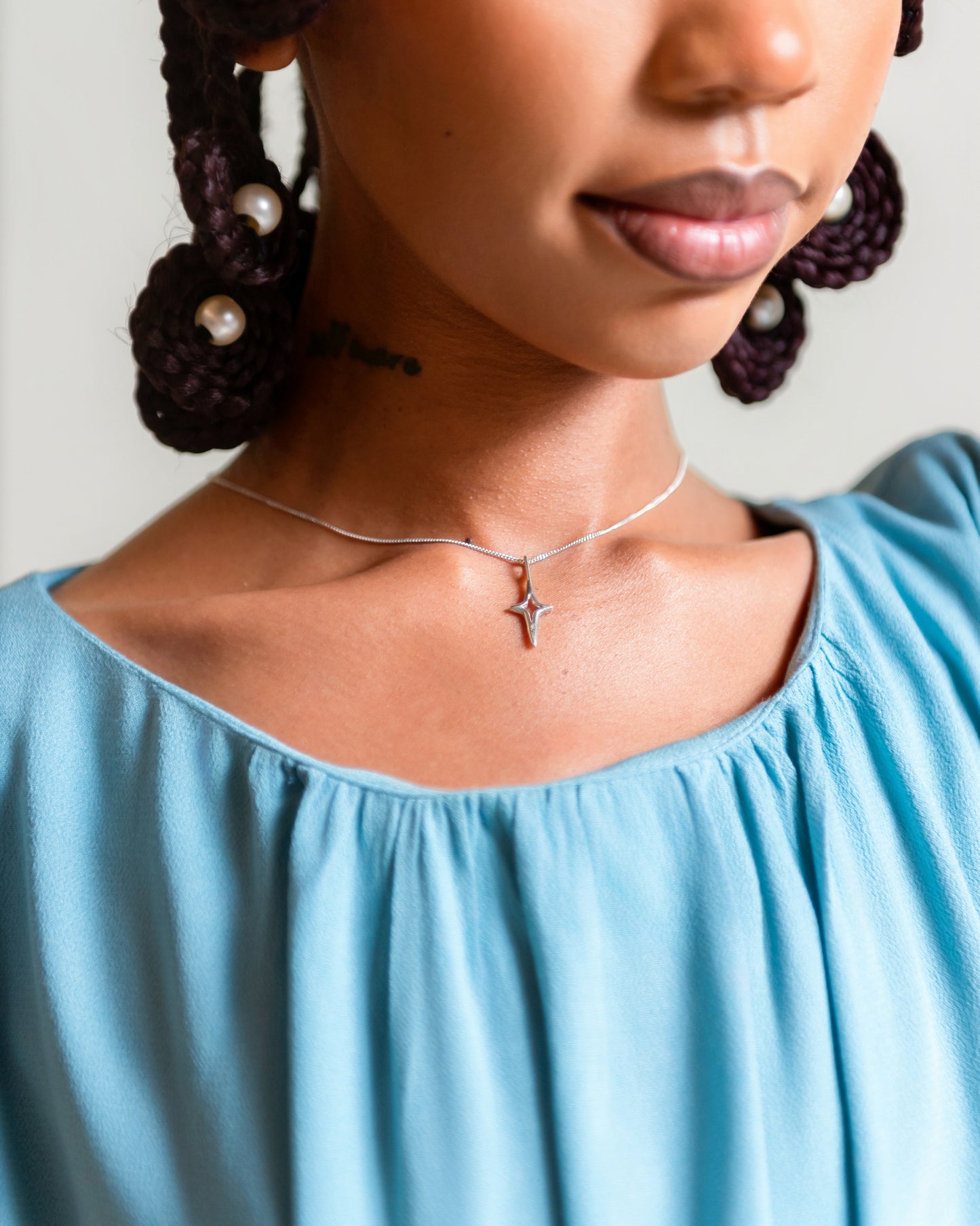 Sterling Silver Star Necklace