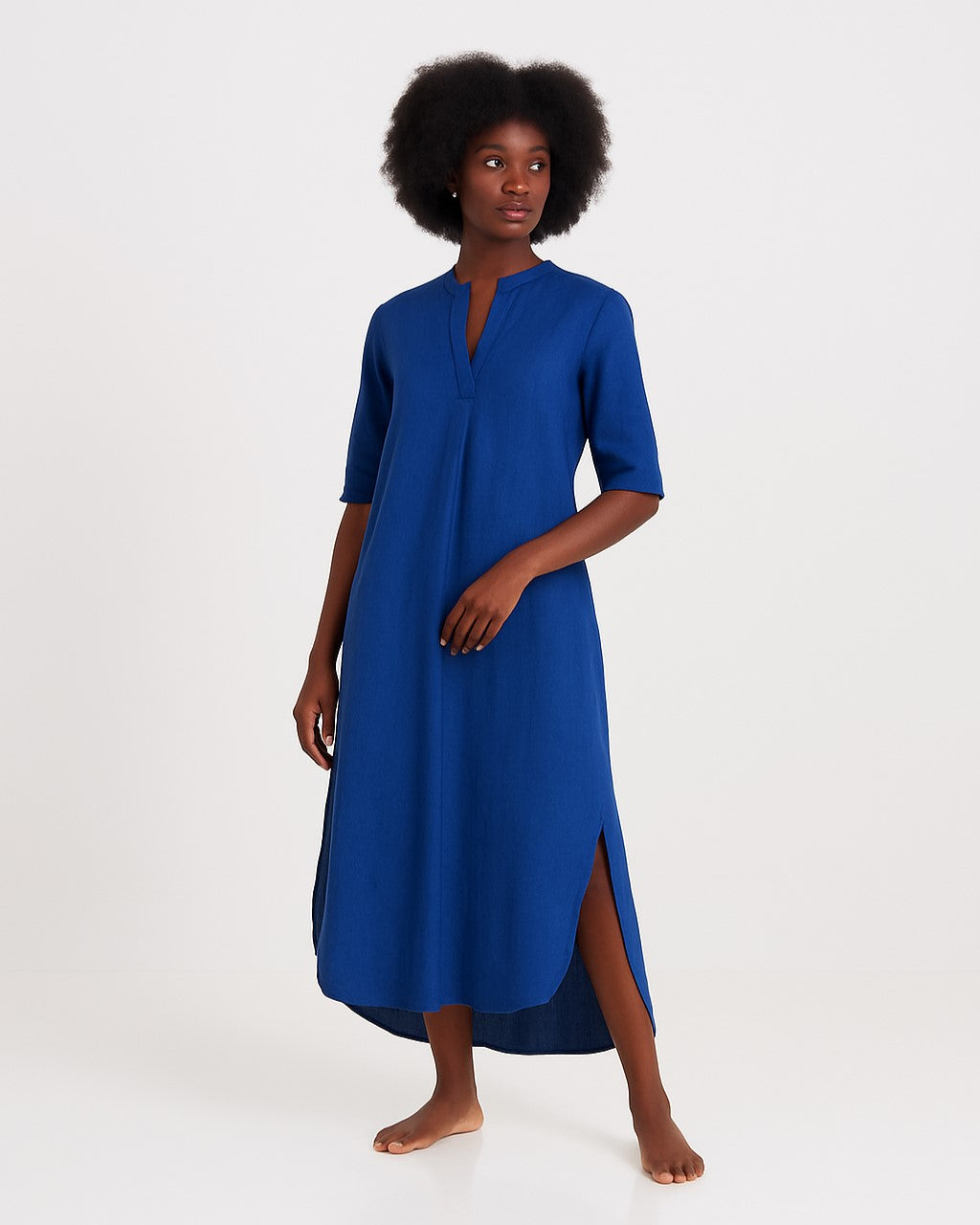 kurta dress - azure blue