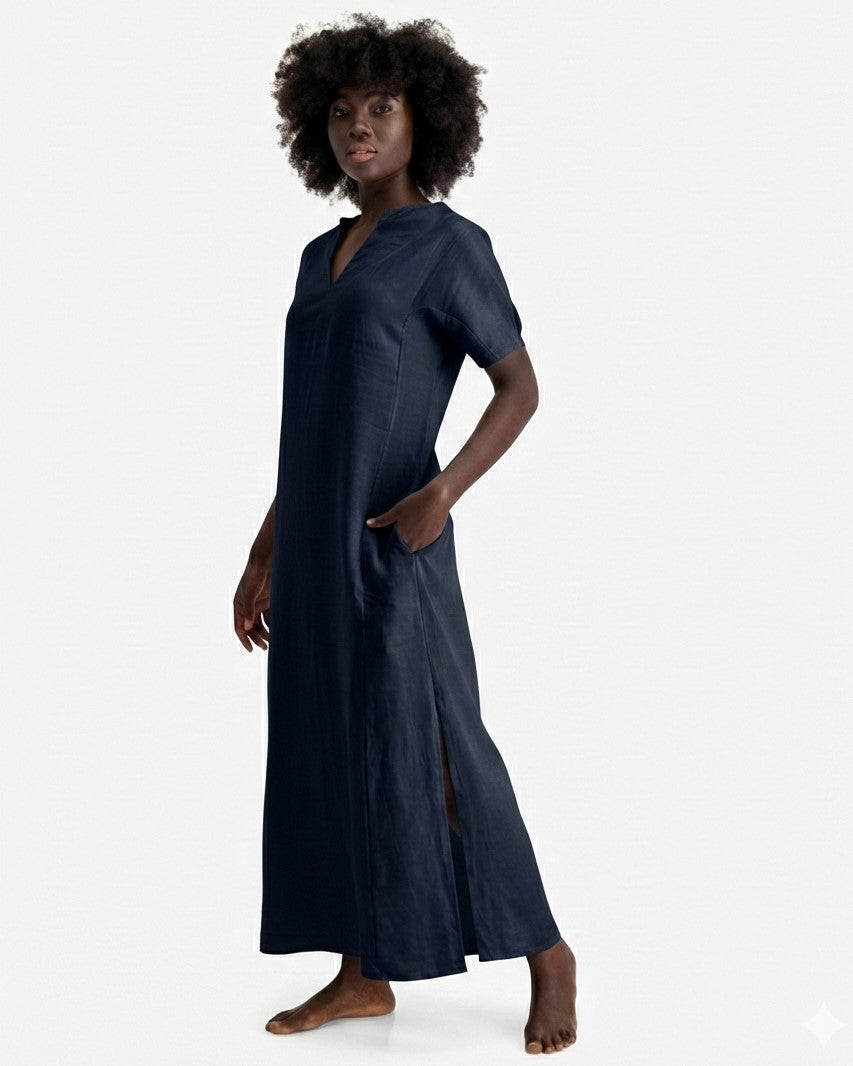 olivia dress - midnight blue