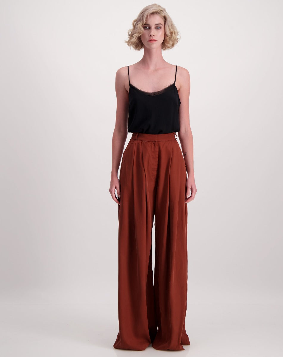 tencel katherine pants - rust