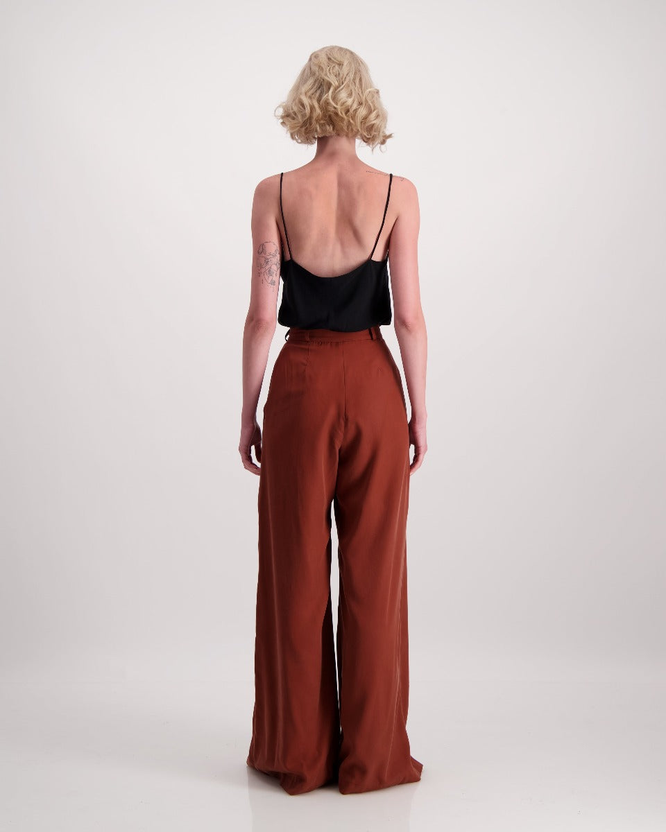 tencel katherine pants - rust