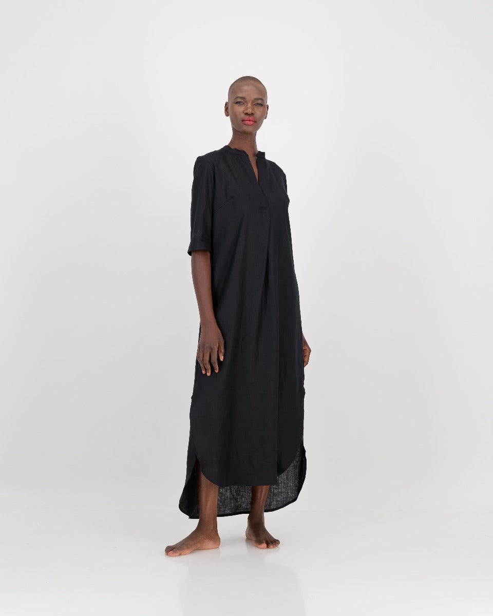 LUNAR linen kurta, eco fashion, sustainable