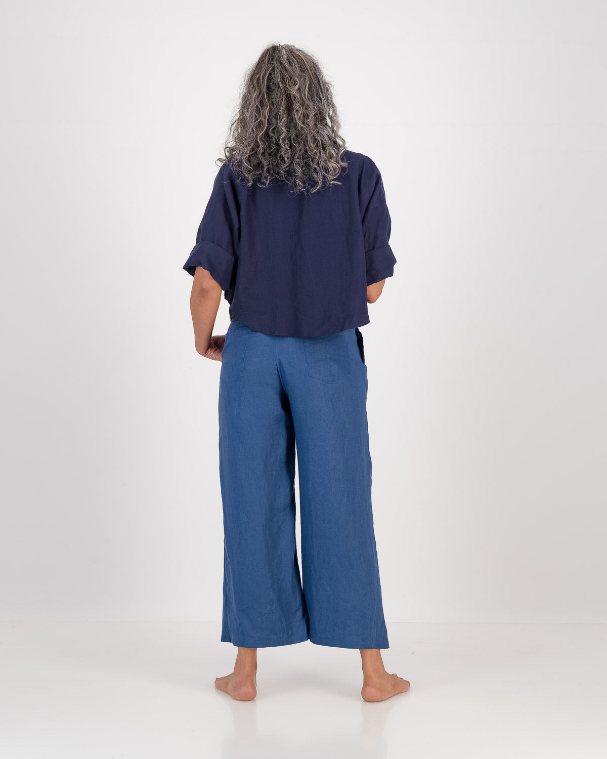 LUNAR clothing, denise culottes - sapphire blue, eco fashion, sustainable