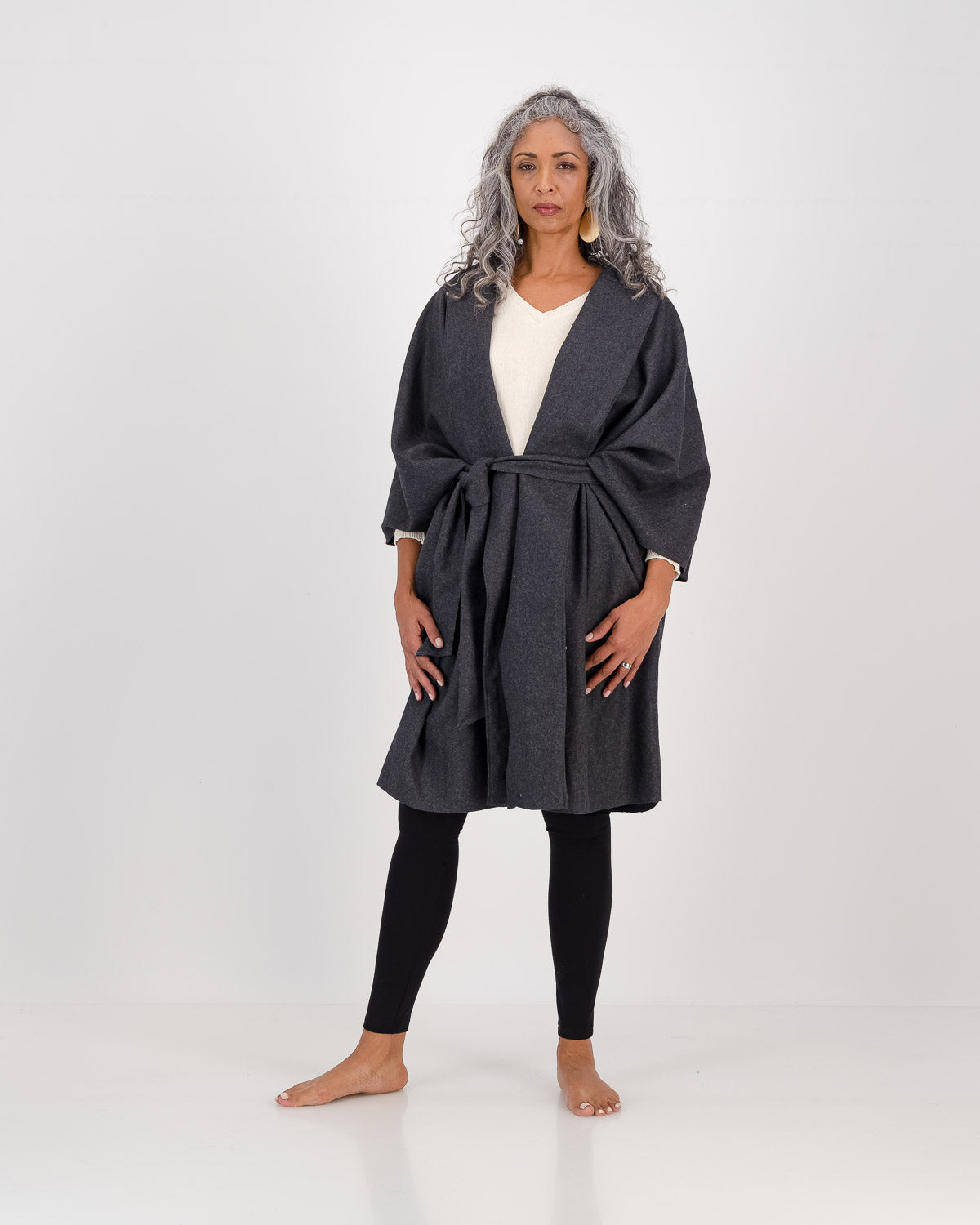 LUNAR, Cayla Cocoon Coat, eco fashion, sustainable