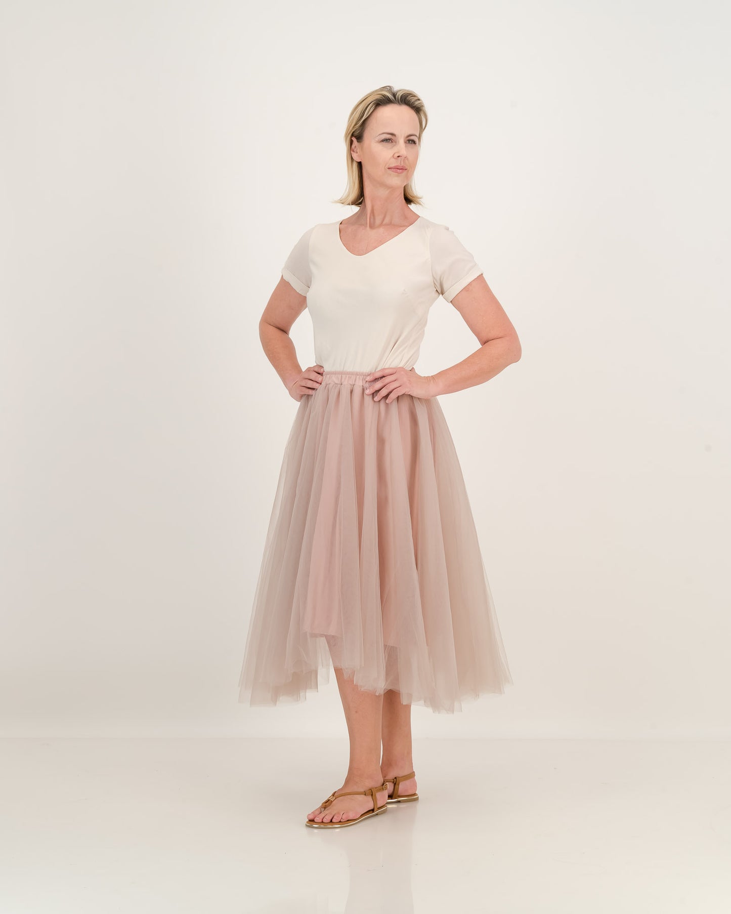 tulle tiana skirt - vintage rose