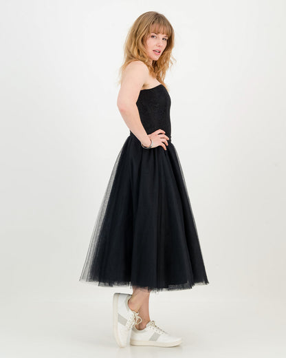 tulle tiana skirt - black