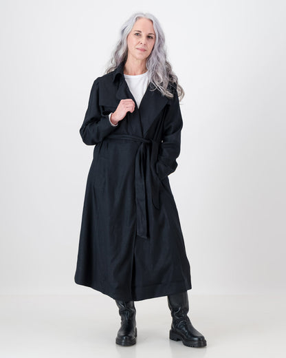 thandeka coat - black