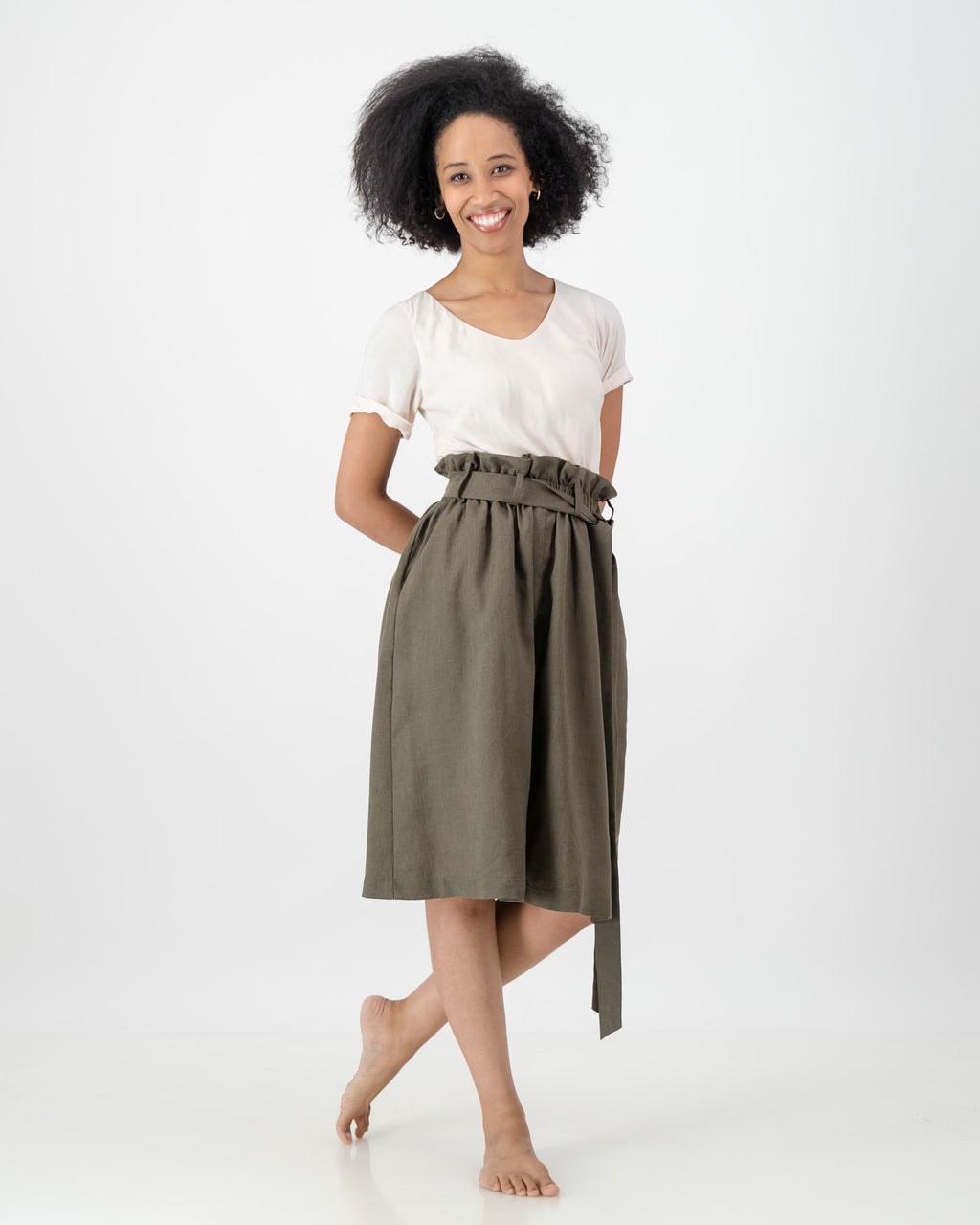 lyra skirt - khaki