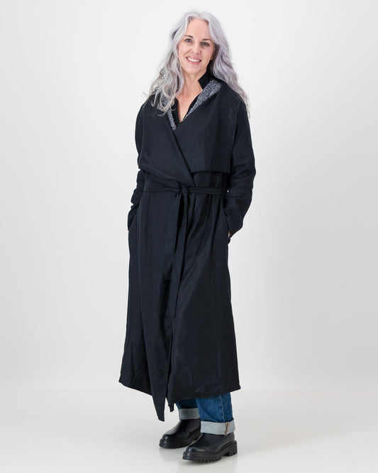 thandeka coat - black