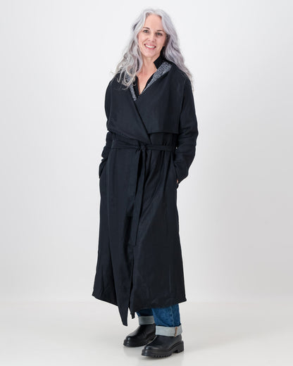 thandeka coat - black