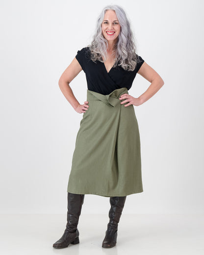 ophelia skirt - khaki green