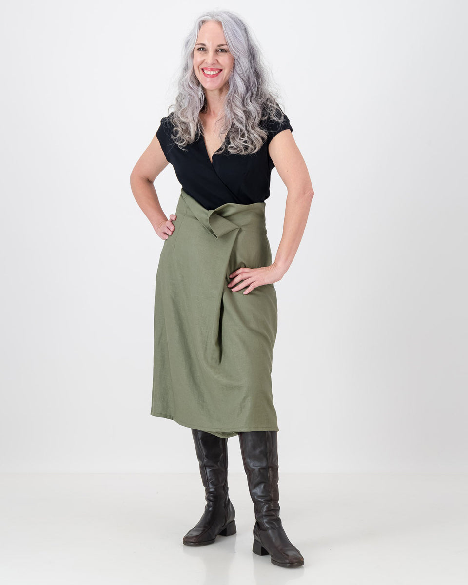 ophelia skirt - khaki green