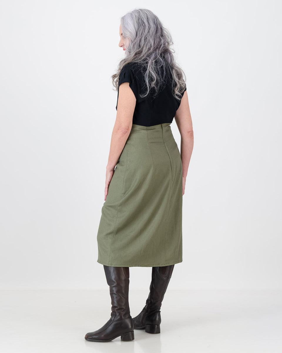 ophelia skirt - khaki green