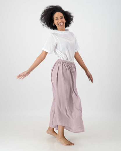 malaika chiffon pants - lilac