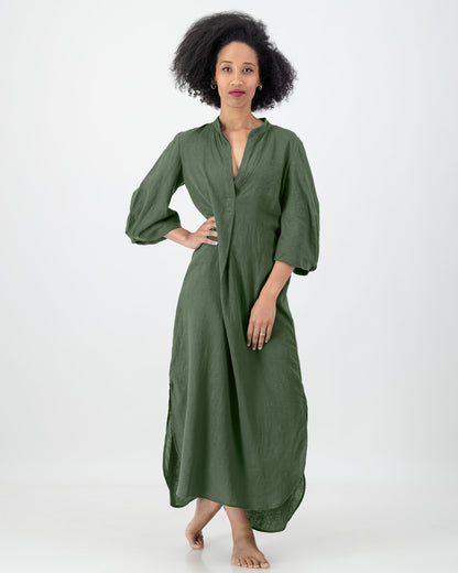 summer kurta dress- sage green