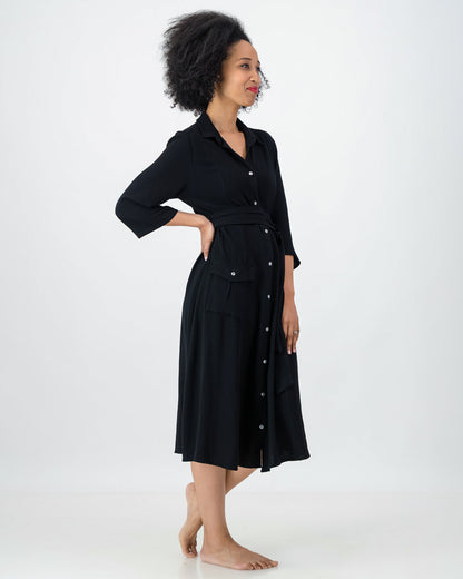 emma dress - black