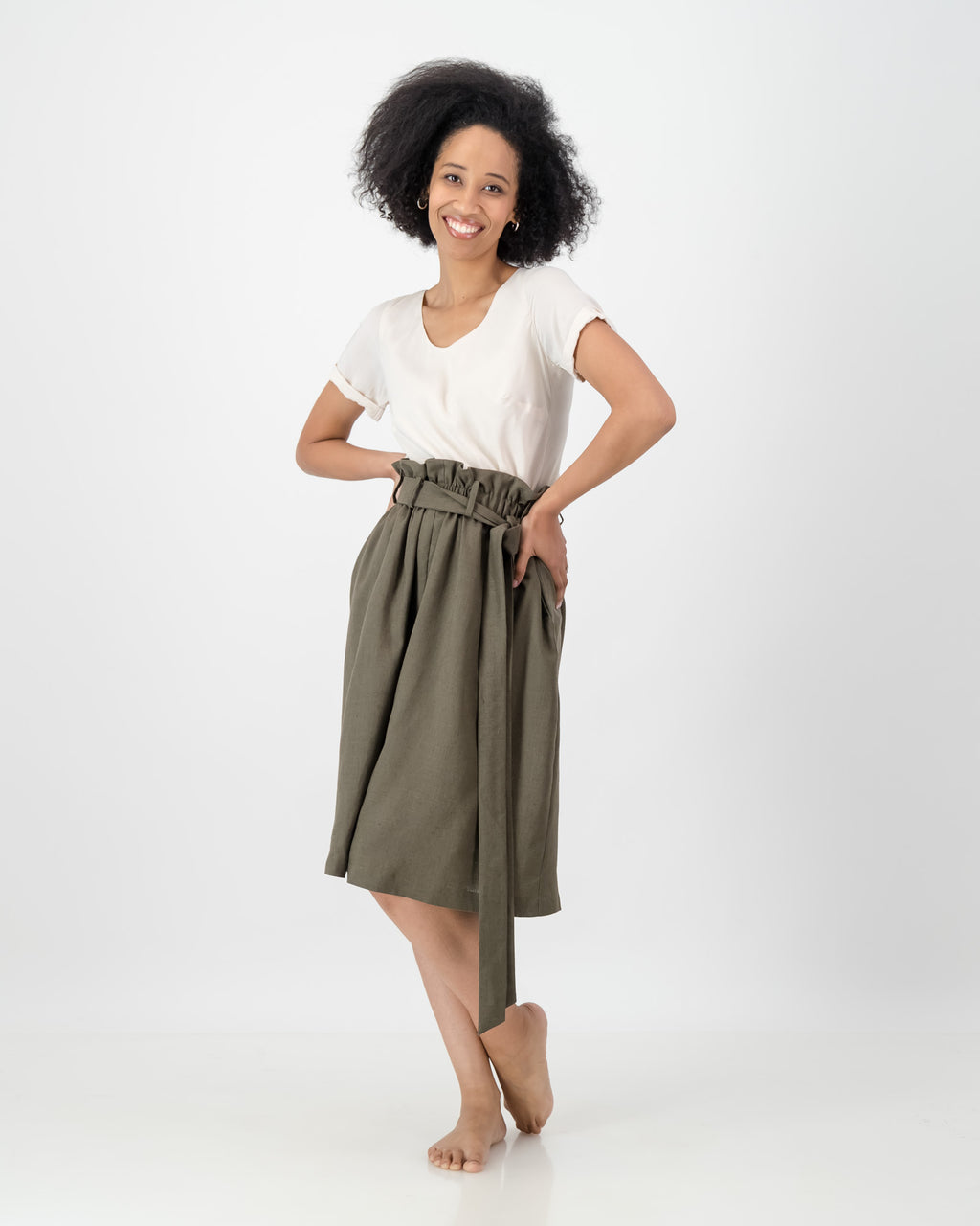 lyra skirt - khaki