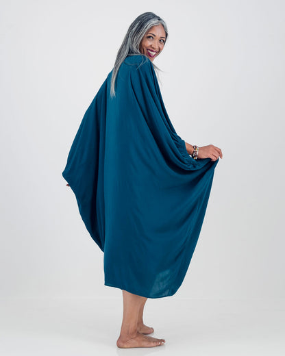 artist kaftan - sapphire blue