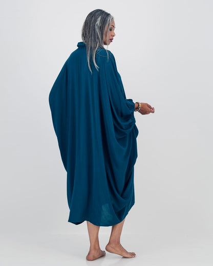 artist kaftan - sapphire blue