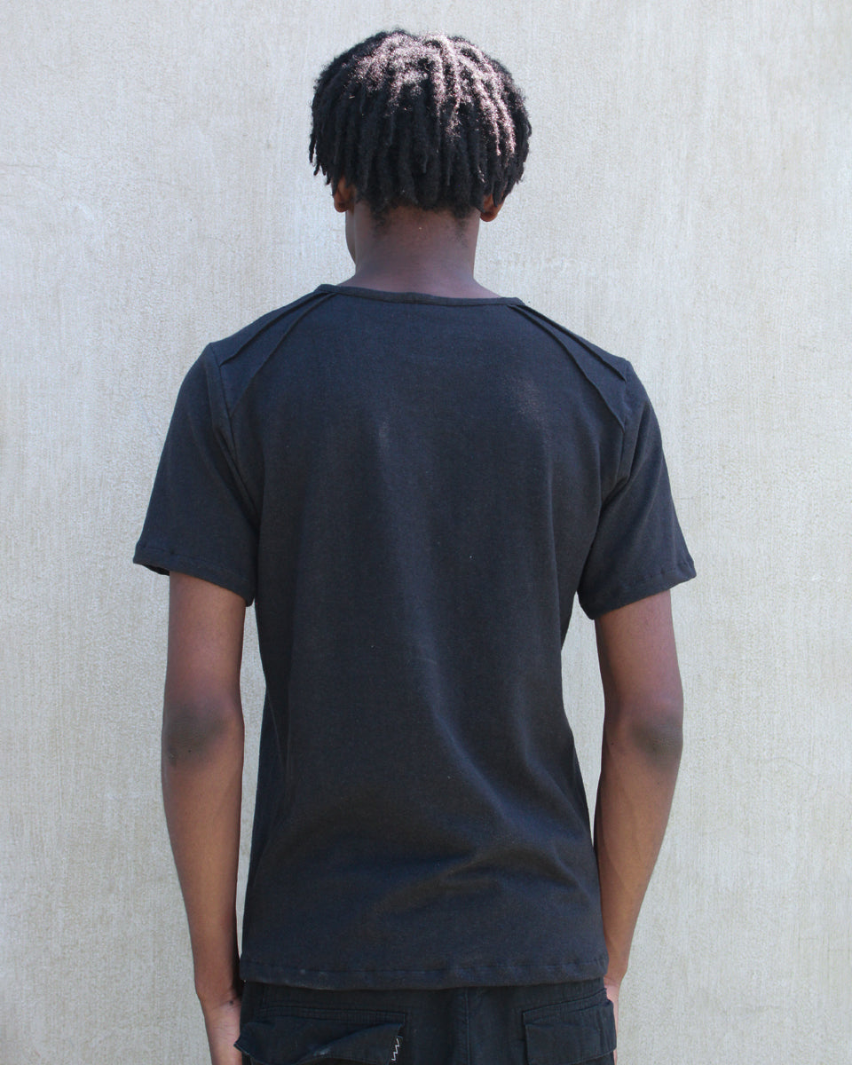 men's organic hemp T-shirt - black