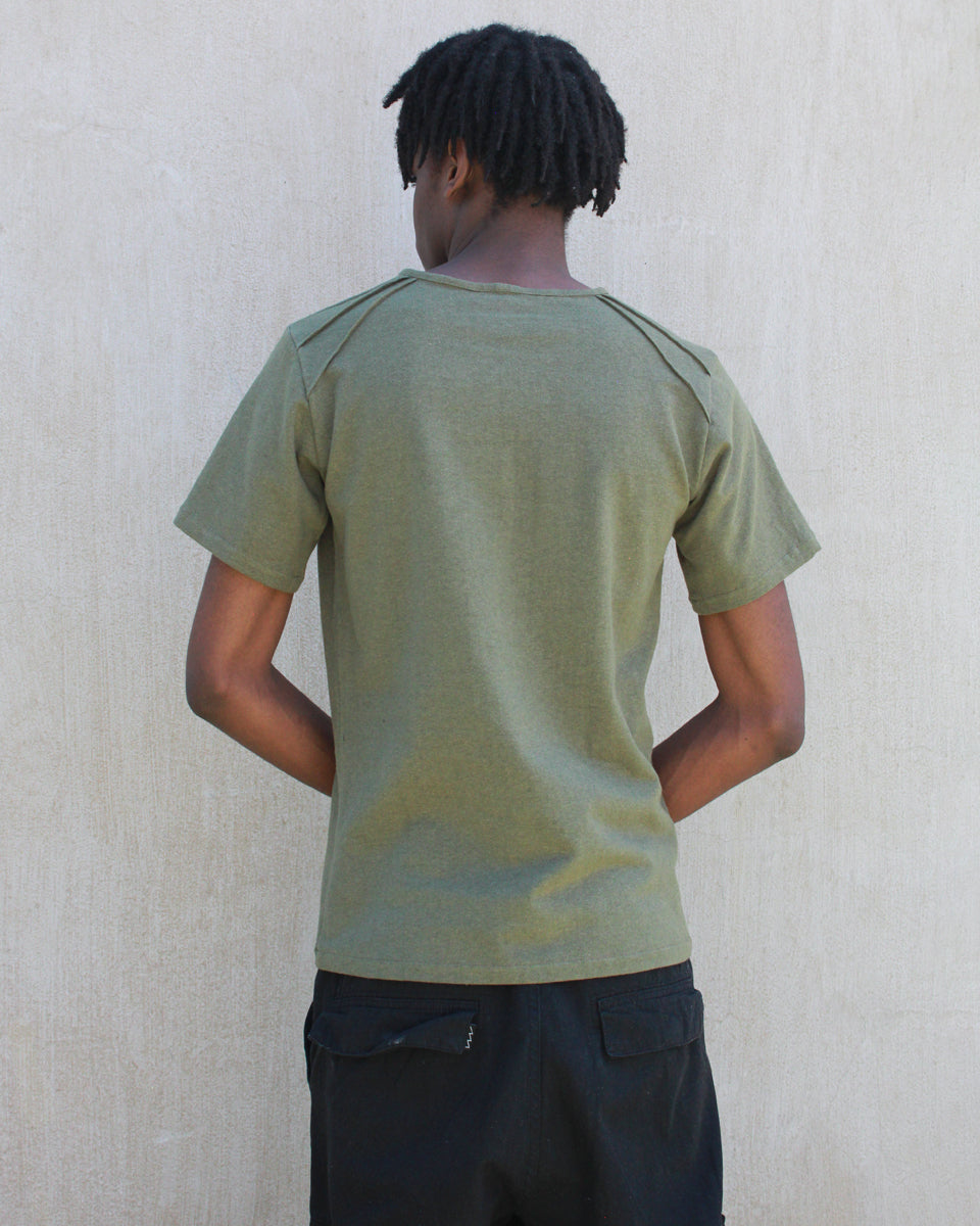 men's organic hemp T-shirt - green