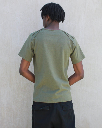 men's organic hemp T-shirt - green