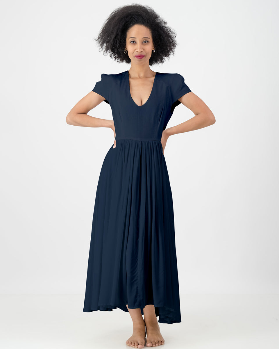 lindi dress- navy