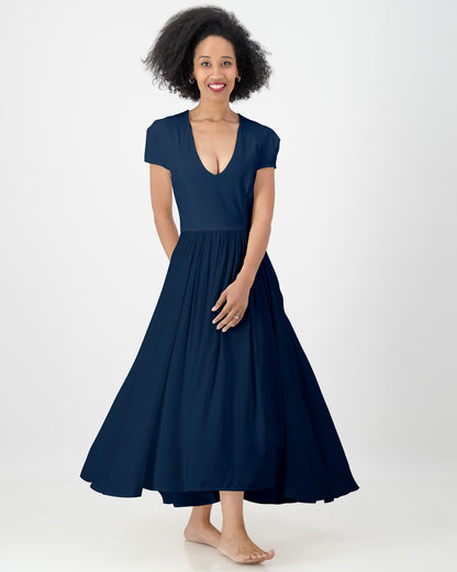 lindi dress- navy