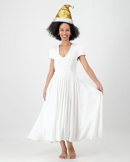 lindi dress- white