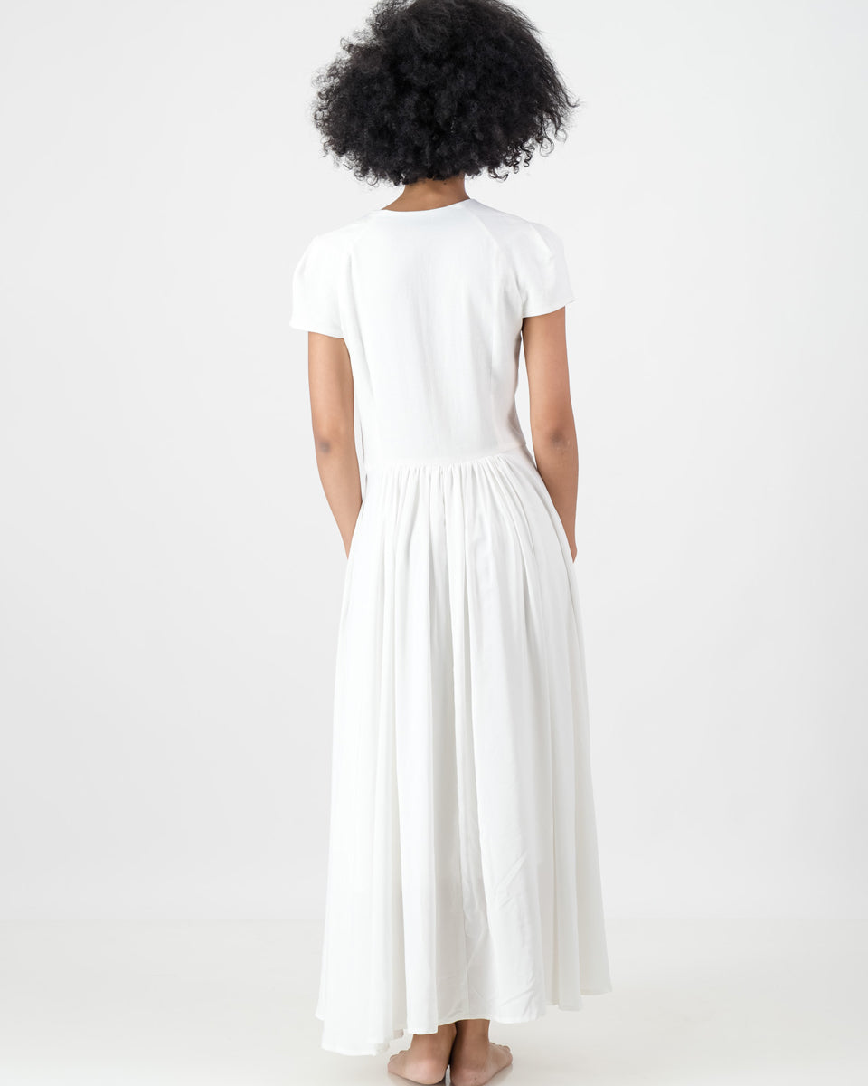 lindi dress- white