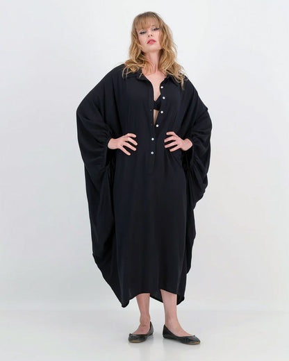 artist kaftan - black