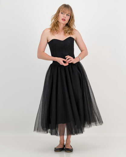 tulle tiana skirt - black