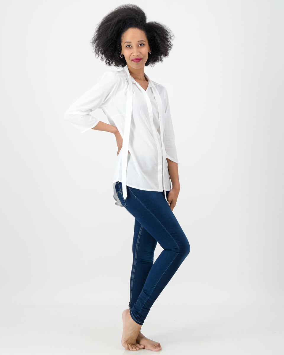 lia blouse - off white