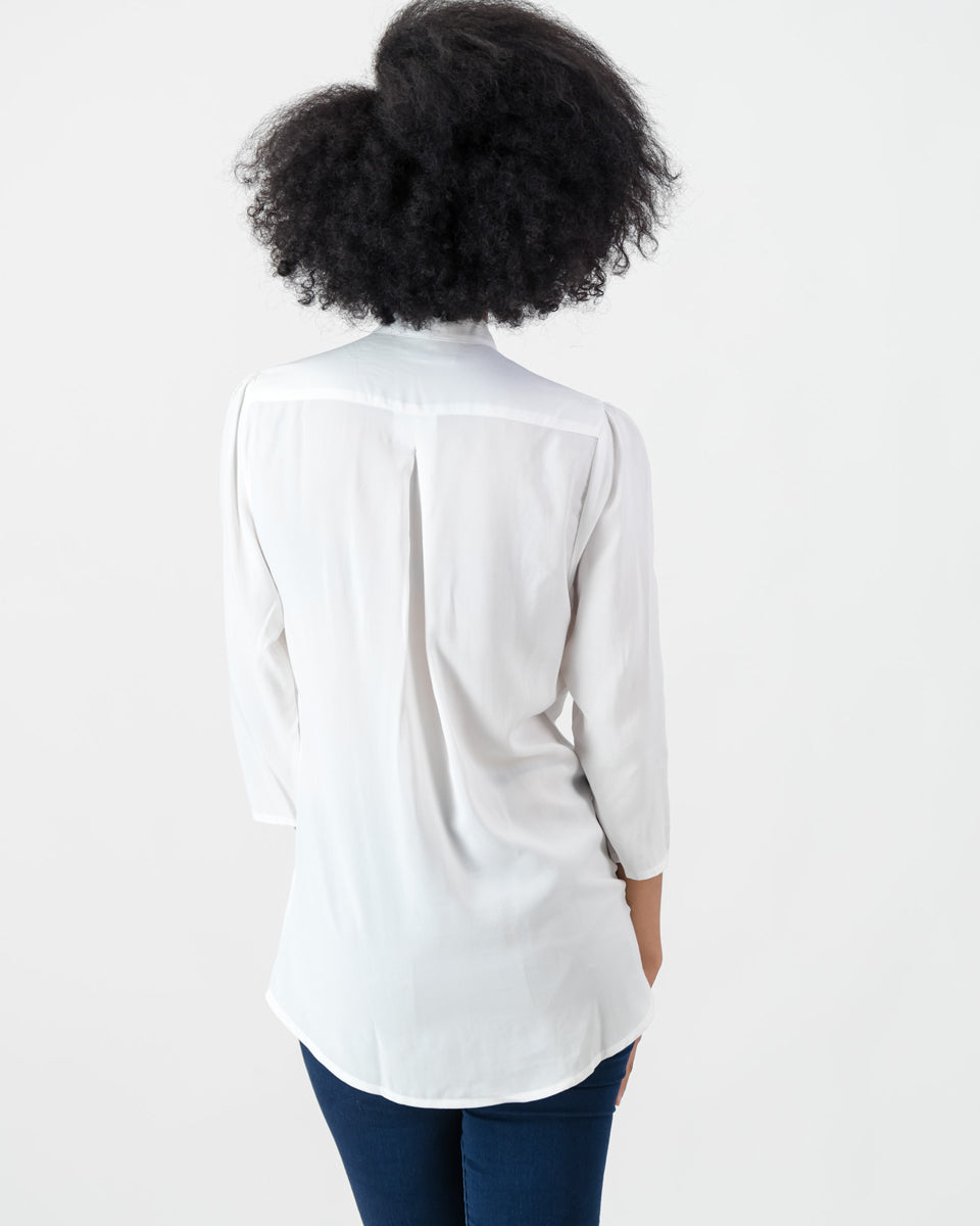 lia blouse - off white