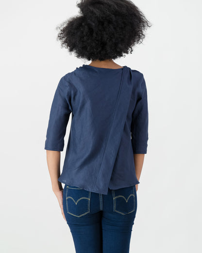 nolitha summer top - navy