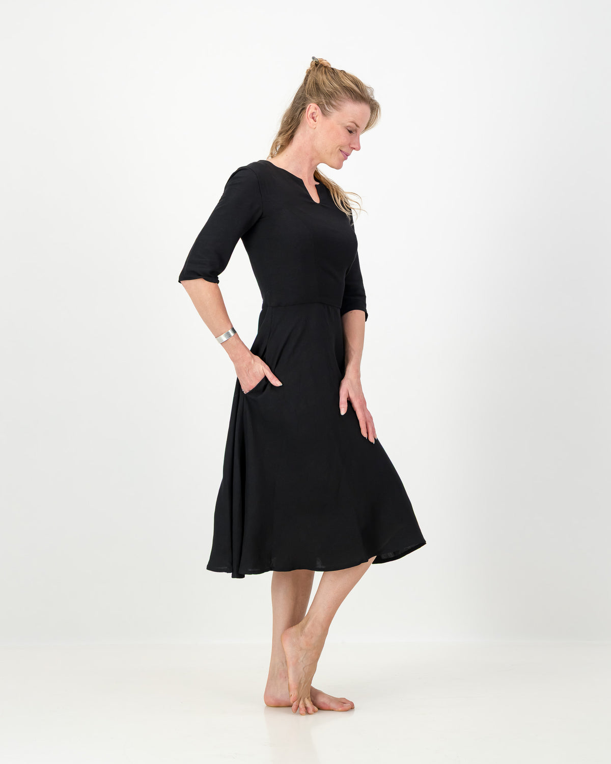 khloe dress - black