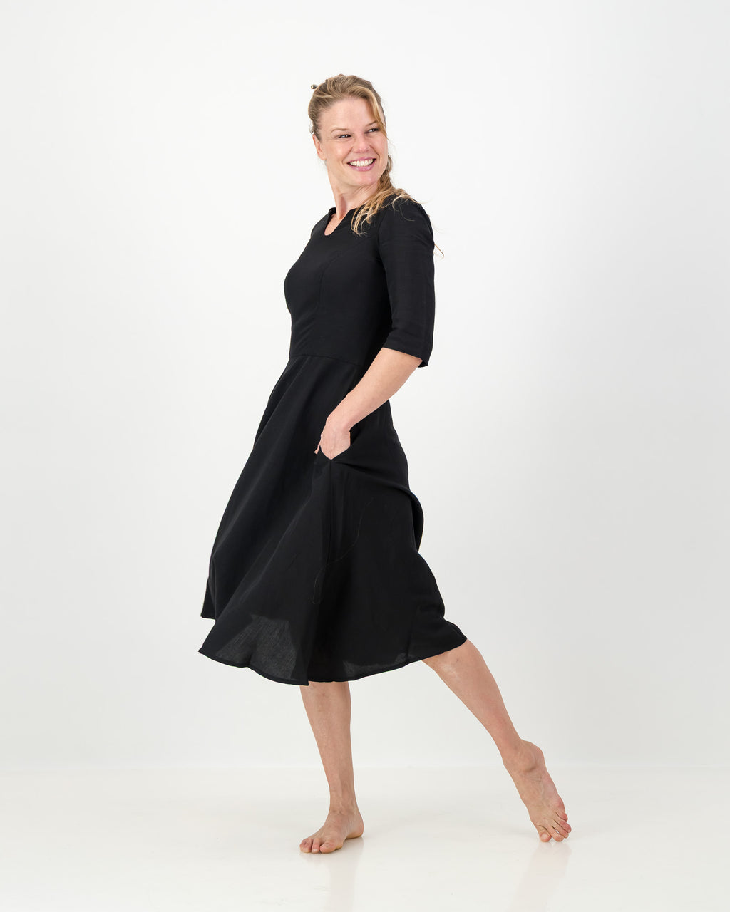 khloe dress - black