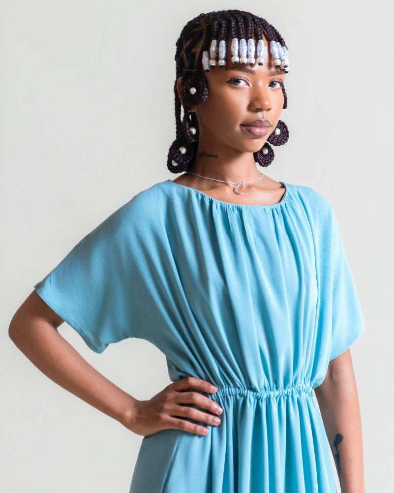 vicki dress - sky