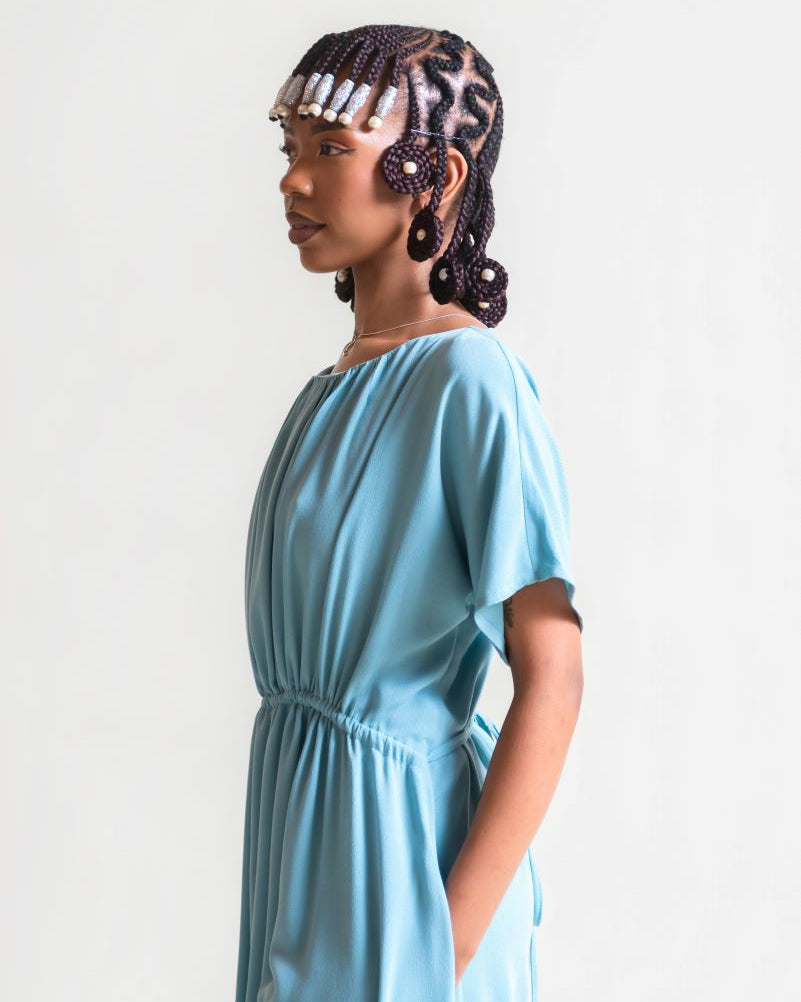 vicki dress - sky