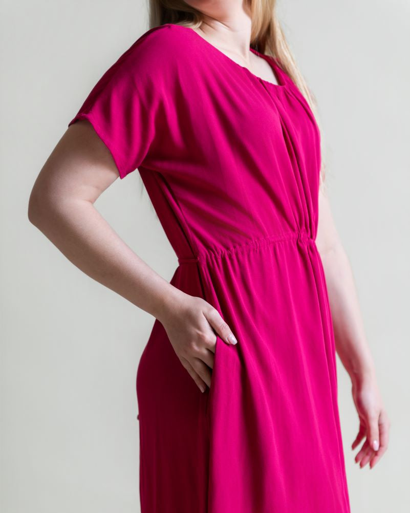 vicki dress - berry