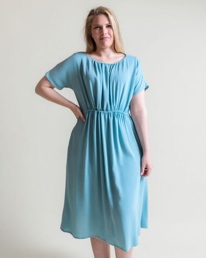 vicki dress - sky