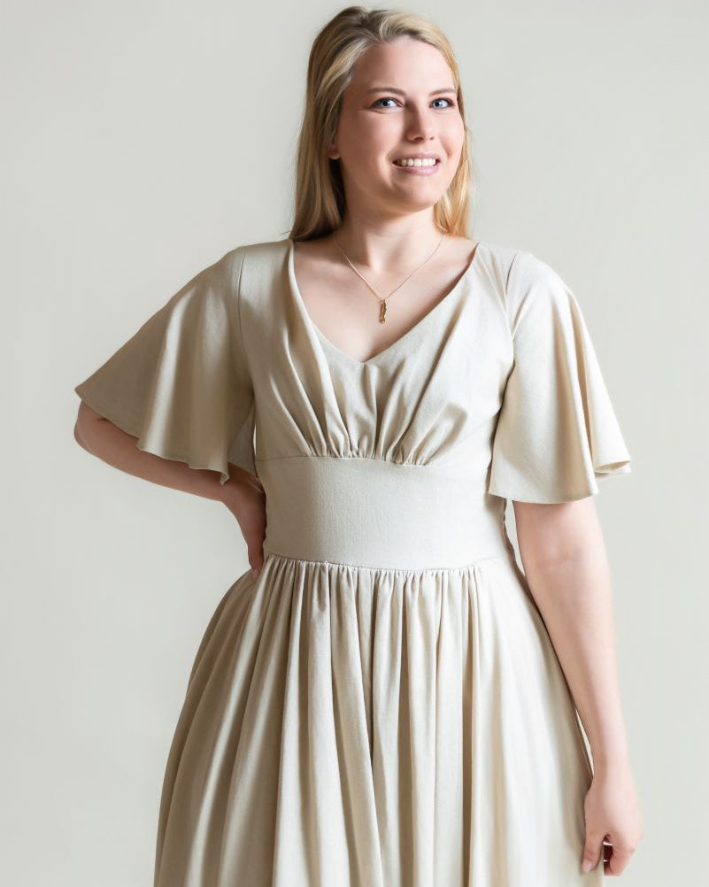 jessie dress - stone